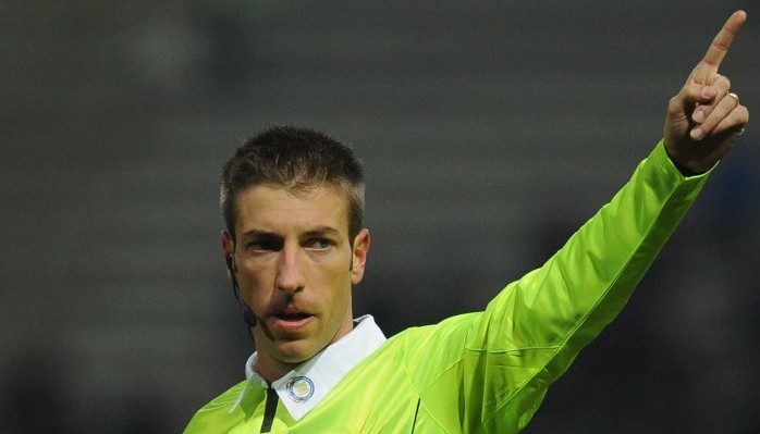 L'arbitro Davide Massa di Imperia