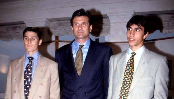 Giugno 1995, Giacinto Faccheti presenta Zanetti e Rambert