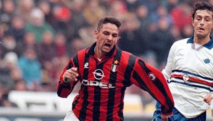 Baggio ai tempi del Milan