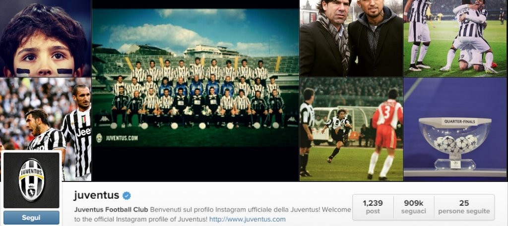 Instagram Juventus
